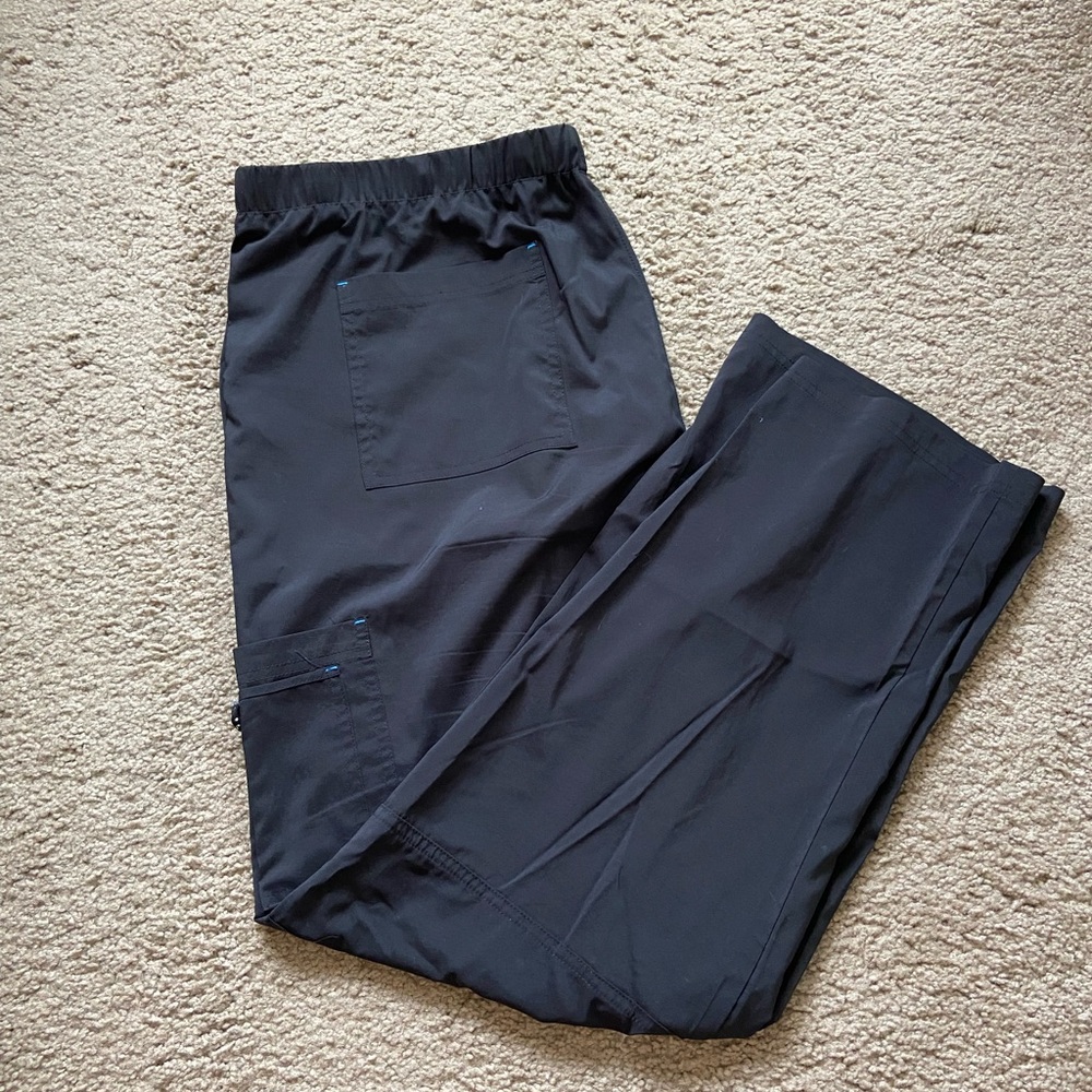 Black scrub pants